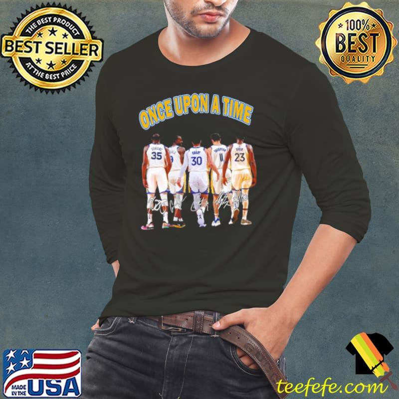 Golden State Warriors Once Upon A Time Signatures SHirt Long Sleeve Tee Golden State Warriors Once Upon A Time Signatures SHirt Long Sleeve Tee