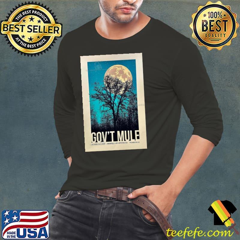 Gov’t mule october 2023 greenfield lake amphitheater wilmington nc poster shirt