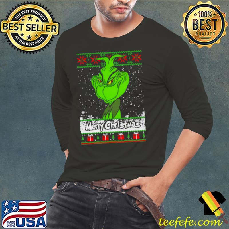 Grinchhh Merry Christmas s Long Sleeve Tee Grinchhh Merry Christmas s Long Sleeve Tee