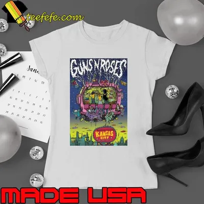 Guns N’ Roses September 23 2023 Kansas City MO Poster shirt