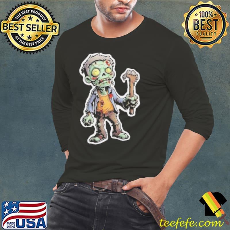 Halloween Zombie Shirt Long Sleeve Tee Halloween Zombie Shirt Long Sleeve Tee