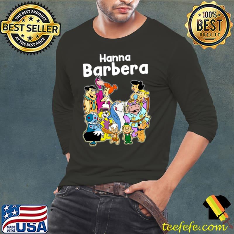 Hanna barbera and the friends barbera cartoon series T-Shirt Long Sleeve Tee Hanna barbera and the friends barbera cartoon series T-Shirt Long Sleeve Tee