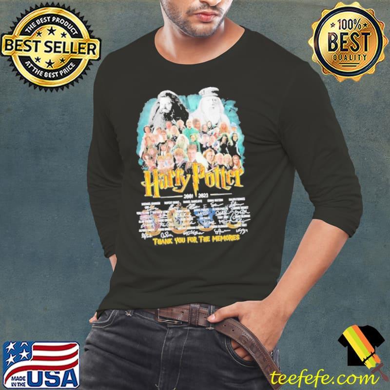 Harry Potter 2001-2023 thank you for the memories s Long Sleeve Tee Harry Potter 2001-2023 thank you for the memories s Long Sleeve Tee