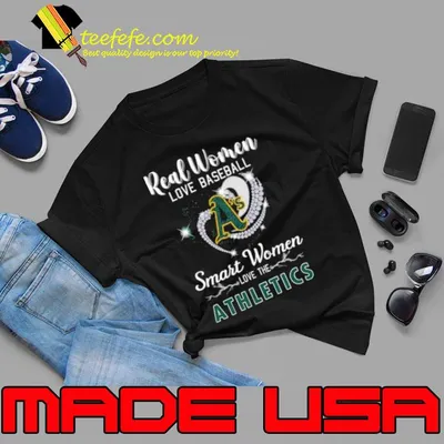 Heart Diamond Real Women Love Baseball Smart Women Love The Oakland Athletics 2023 shirt