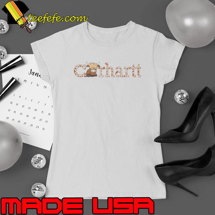 Highland cow carhartt shirt
