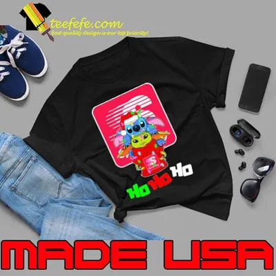Ho ho ho lights Speedway stitch yoda merry christmas shirt