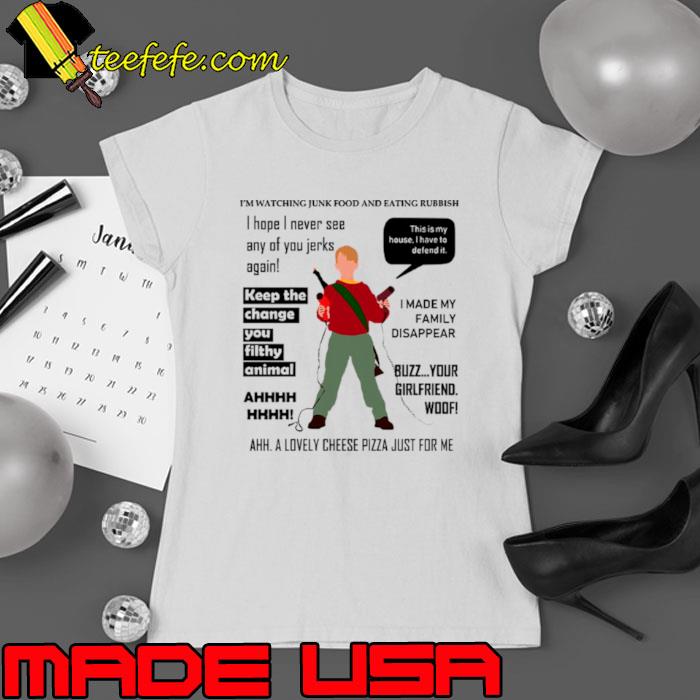 Home Alone Kevin Action Weapons s Ladies tee Home Alone Kevin Action Weapons s Ladies tee