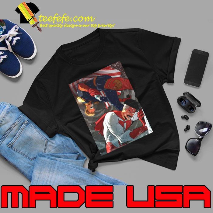 Homelander vs Omni Man Milk Drinking Competition Shirt