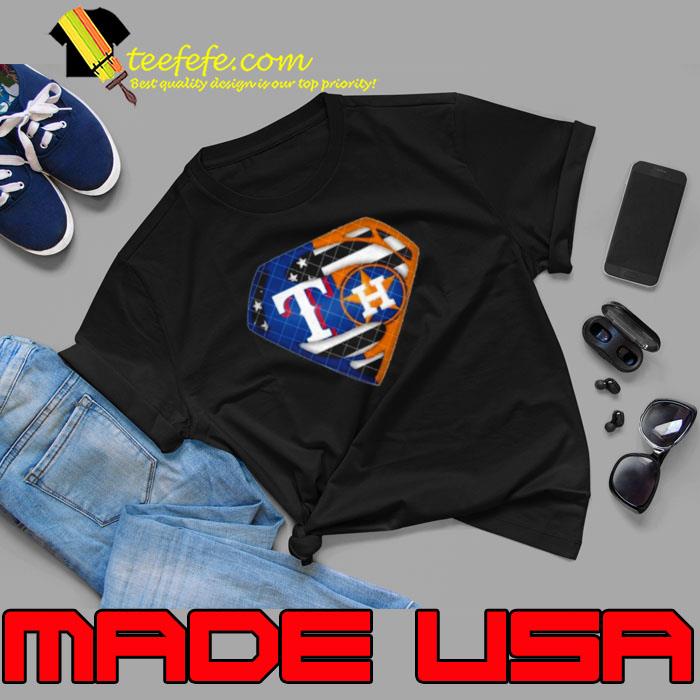 Houston Astros vs Texas Rangers Baseball Super Hero Shirt