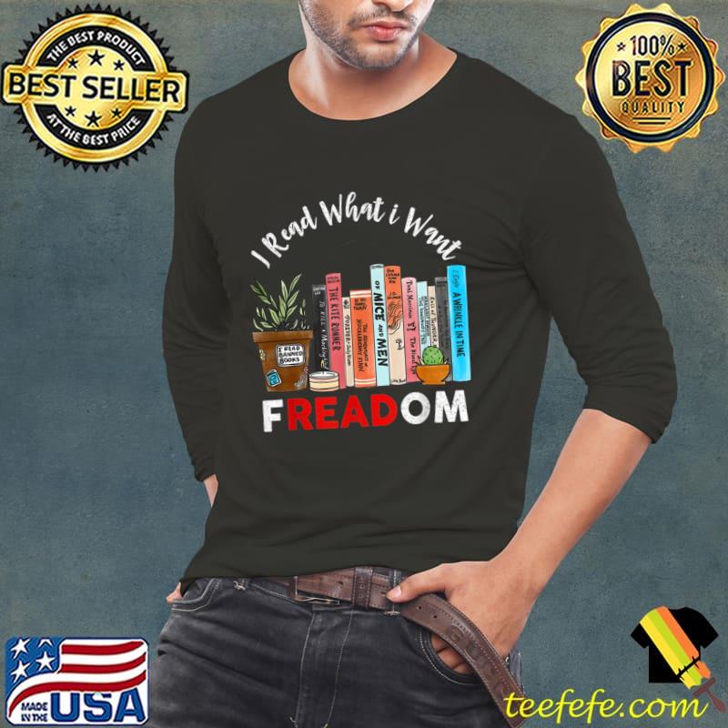 I Read Banned Books Freedom Reading Nerd T-Shirt