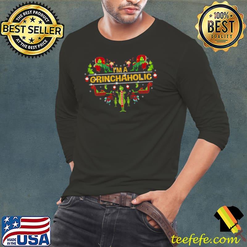 I’m A Grinchaholic Heart s Long Sleeve Tee I’m A Grinchaholic Heart s Long Sleeve Tee