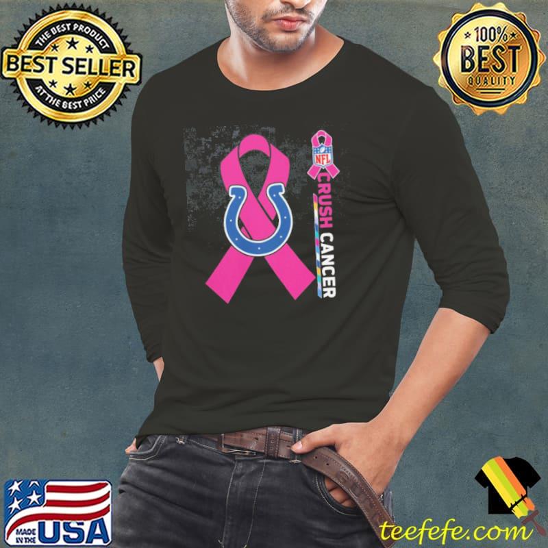 Indianapolis Colts Crush Cancer s Long Sleeve Tee Indianapolis Colts Crush Cancer s Long Sleeve Tee