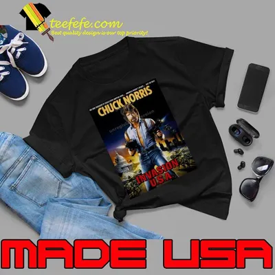 Invasion USA Custom Chuck Norris Movie Shirt
