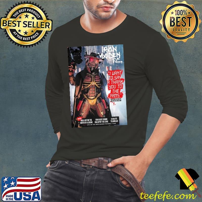 Iron maiden I want to say a thank you to the fans 2023 s Long Sleeve Tee Iron maiden I want to say a thank you to the fans 2023 s Long Sleeve Tee
