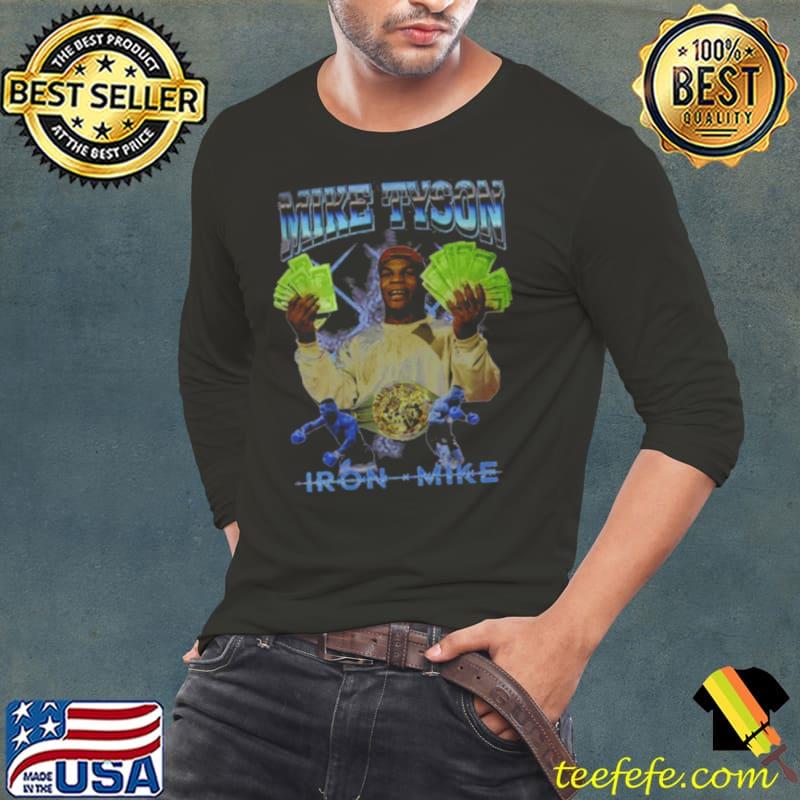 Iron Mike Tyson Vintage 90s s Long Sleeve Tee Iron Mike Tyson Vintage 90s s Long Sleeve Tee