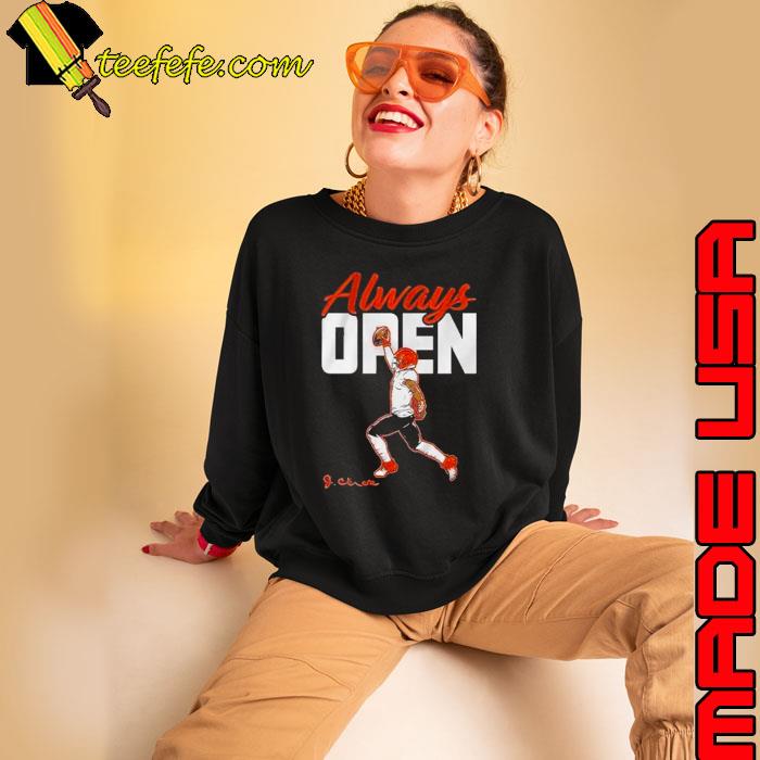 Ja’marr Chase Always Open Signature s Sweatshirt Ja’marr Chase Always Open Signature s Sweatshirt