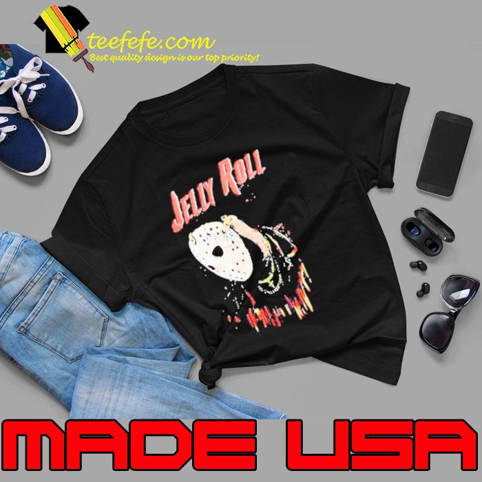 Jason Voorhees Jelly Roll Mask Halloween Shirt