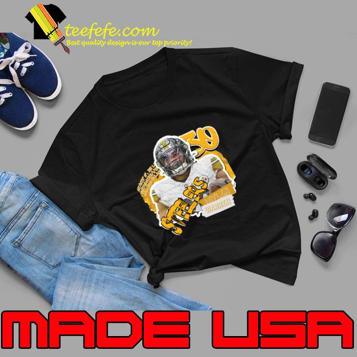Jaylen Warren American football running back for the Pittsburgh Steelers Poster Steelers T-Shirt Jaylen Warren American football running back for the Pittsburgh Steelers Poster Steelers T-Shirt