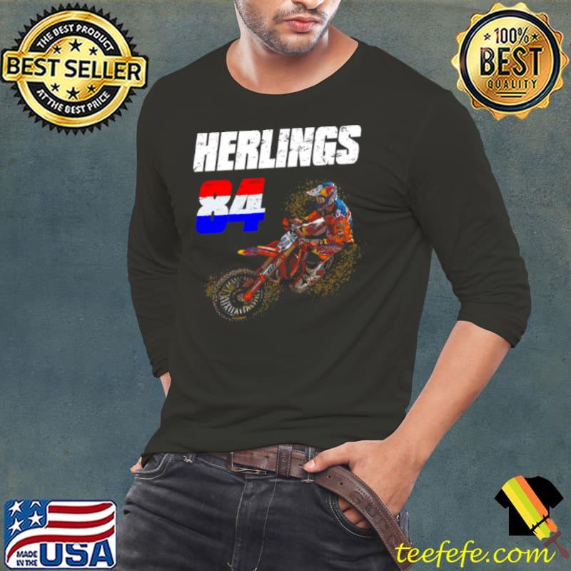 Jeffrey Herlings World Champion 84 Motocross Champion s Long Sleeve Tee Jeffrey Herlings World Champion 84 Motocross Champion s Long Sleeve Tee
