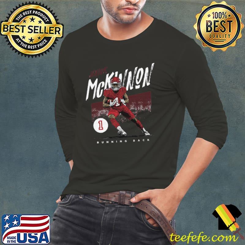 Jerick McKinnon Kansas City Chiefs Running Back Grunge Shirt - Limotees