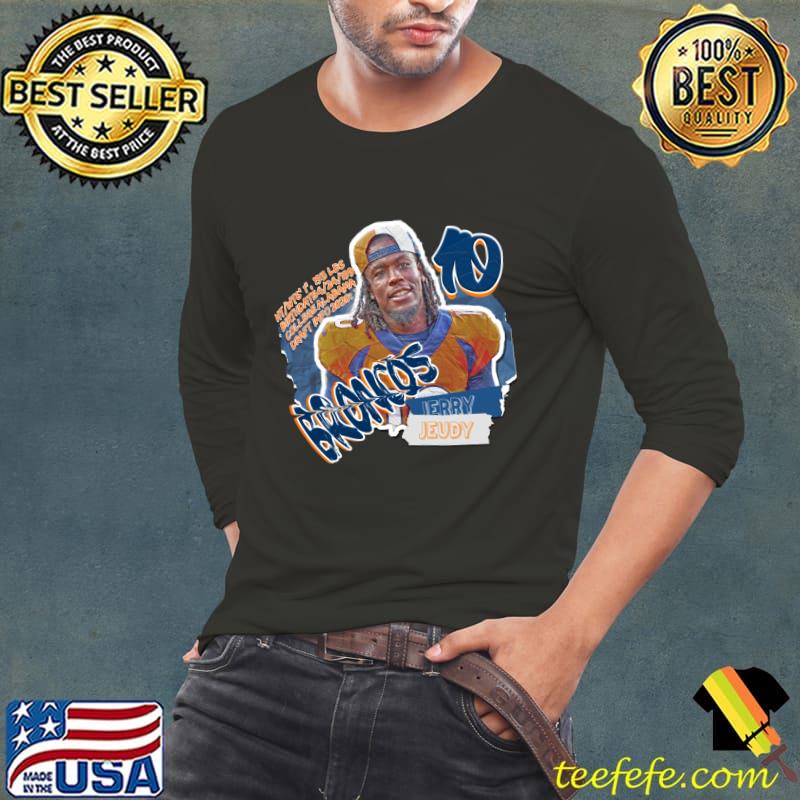 Jerry Jeudy American football wide receiver for the Denver Broncos T-Shirt Jerry Jeudy American football wide receiver for the Denver Broncos T-Shirt