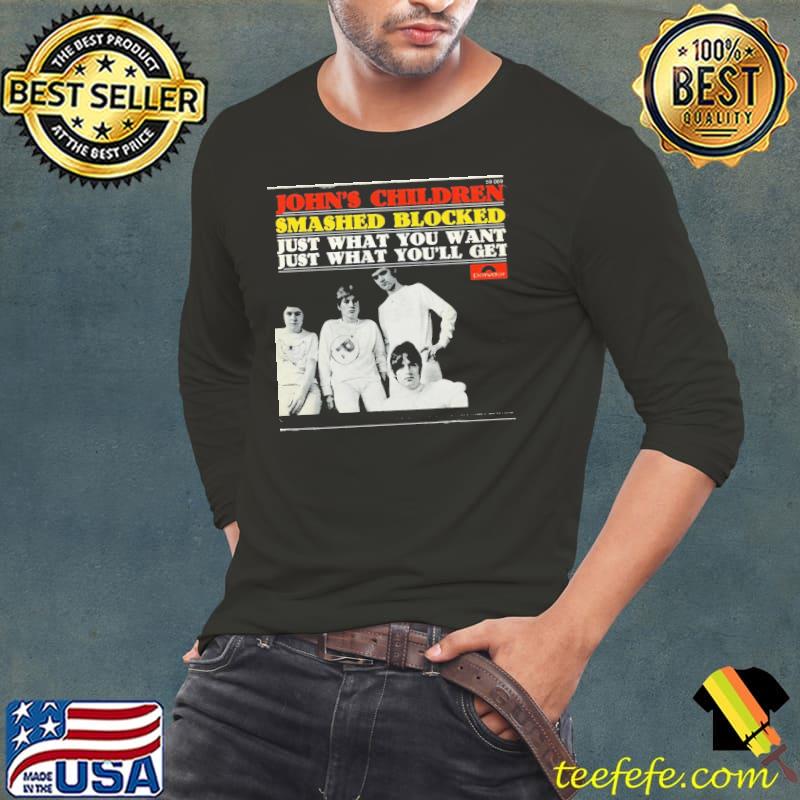 John’s Children Marc Bolan Shirt Long Sleeve Tee John’s Children Marc Bolan Shirt Long Sleeve Tee