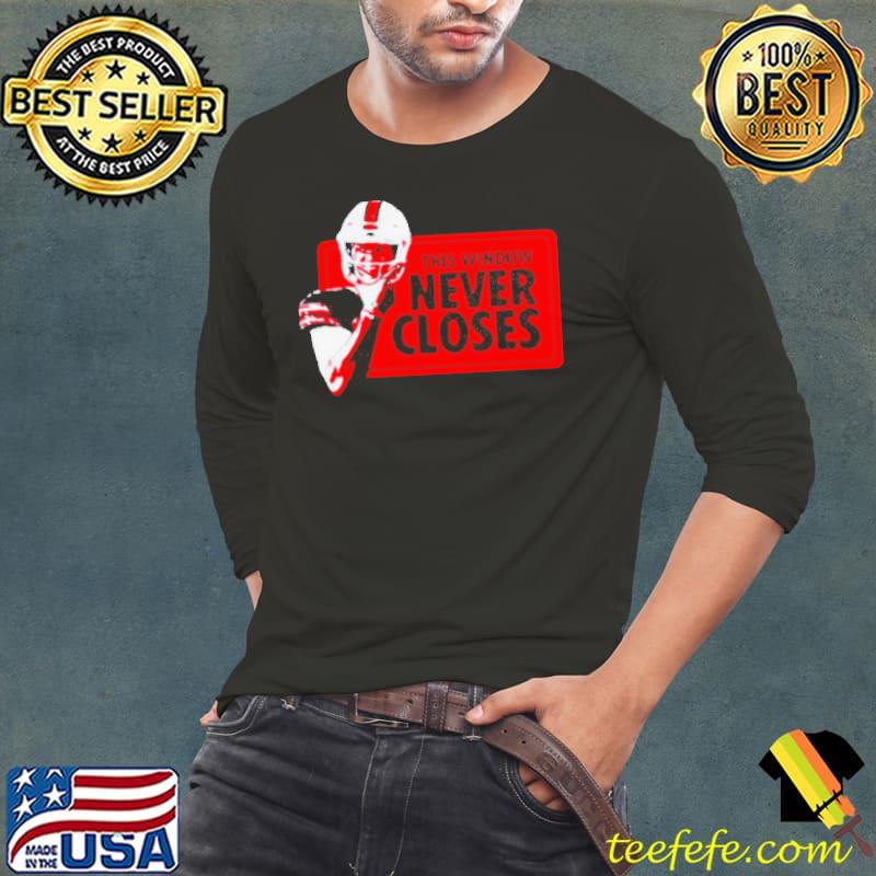 Josh Allen Bills This window never closes s Long Sleeve Tee Josh Allen Bills This window never closes s Long Sleeve Tee