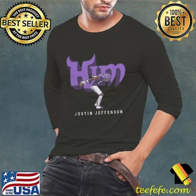 Justin Jefferson Him football wide receiver for the Minnesota Vikings T-Shirt