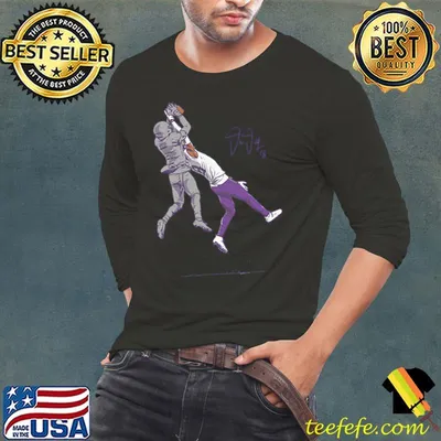 Justin Jefferson The Catch Signature football wide receiver for the Minnesota Vikings T-Shirt