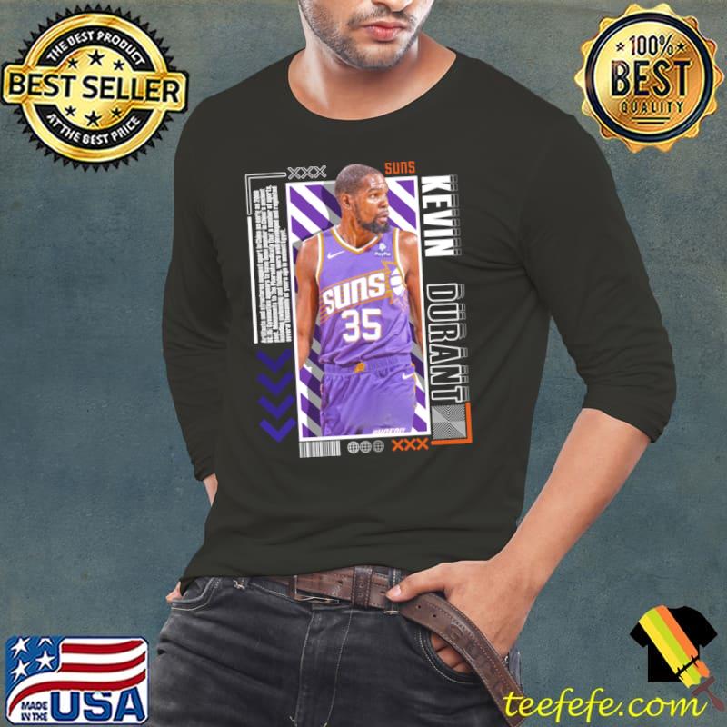 Kevin Durant American professional basketball player for the Phoenix Suns NBA T-Shirt Long Sleeve Tee Kevin Durant American professional basketball player for the Phoenix Suns NBA T-Shirt Long Sleeve Tee