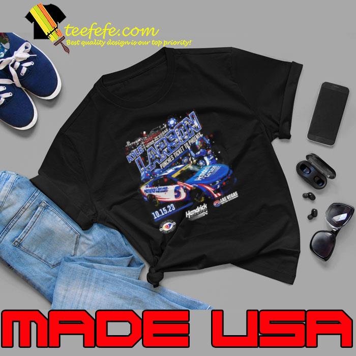 Kyle Larson Checkered Flag Sports 2023 South Point 400 Race Winner shirt