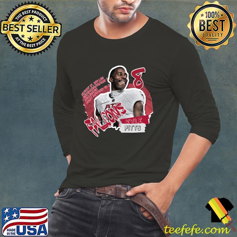Kyle Pitts American football tight end for the Atlanta Falcons NFL T-Shirt Long Sleeve Tee Kyle Pitts American football tight end for the Atlanta Falcons NFL T-Shirt Long Sleeve Tee