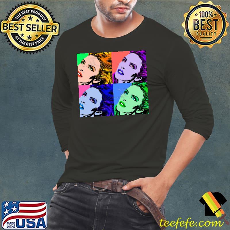 Kylie Minogue Pop Collage Shirt Long Sleeve Tee Kylie Minogue Pop Collage Shirt Long Sleeve Tee