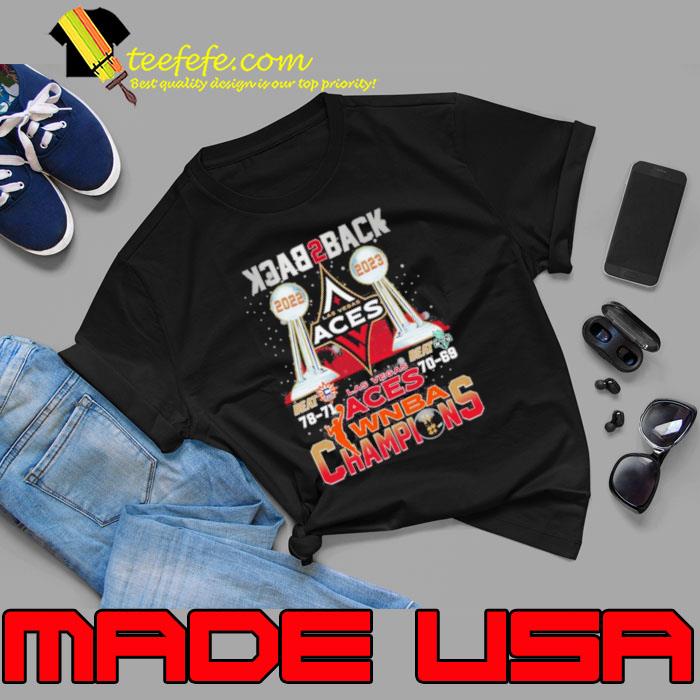 Las Vegas Aces WNBA Champions Back 2 Back 2022 2023 Shirt