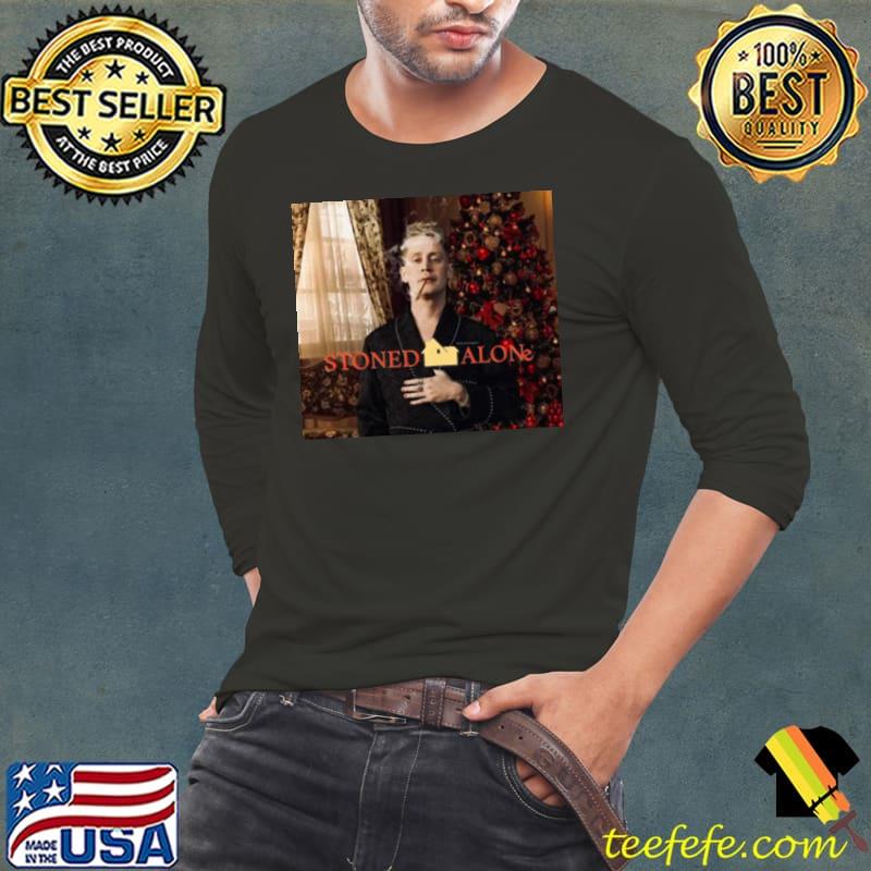 Macaulay Culkin Stoned Alone Movie s Long Sleeve Tee Macaulay Culkin Stoned Alone Movie s Long Sleeve Tee