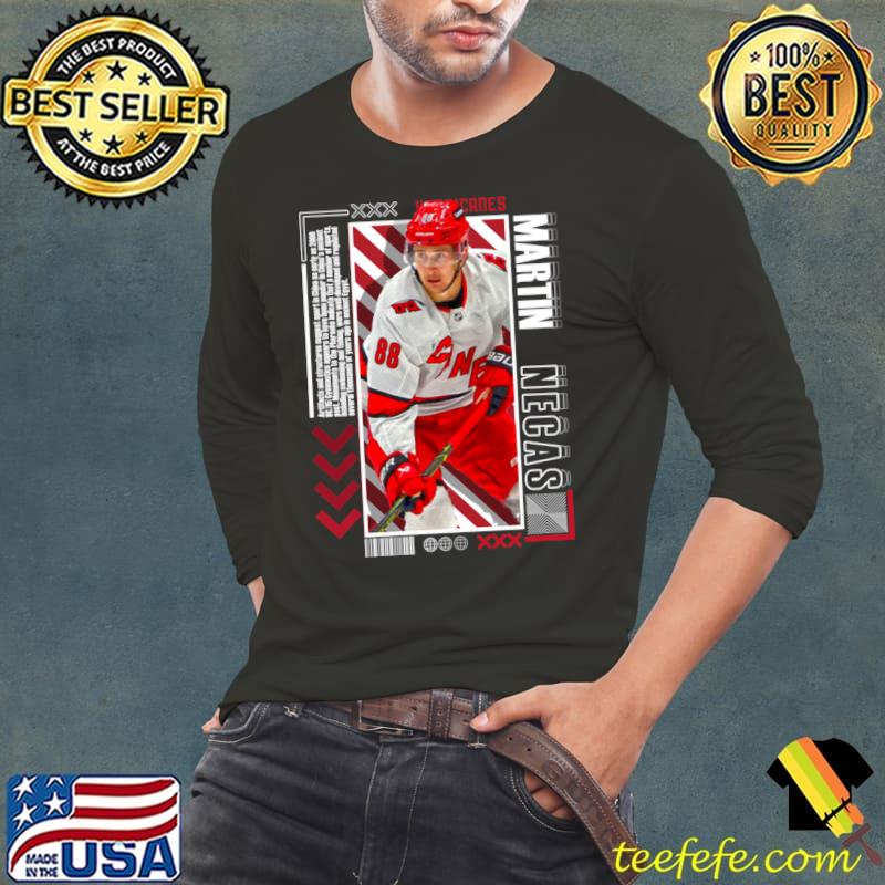Martin Necas Czech professional ice hockey centre for the Carolina Hurricanes NFL T-Shirt Long Sleeve Tee Martin Necas Czech professional ice hockey centre for the Carolina Hurricanes NFL T-Shirt Long Sleeve Tee