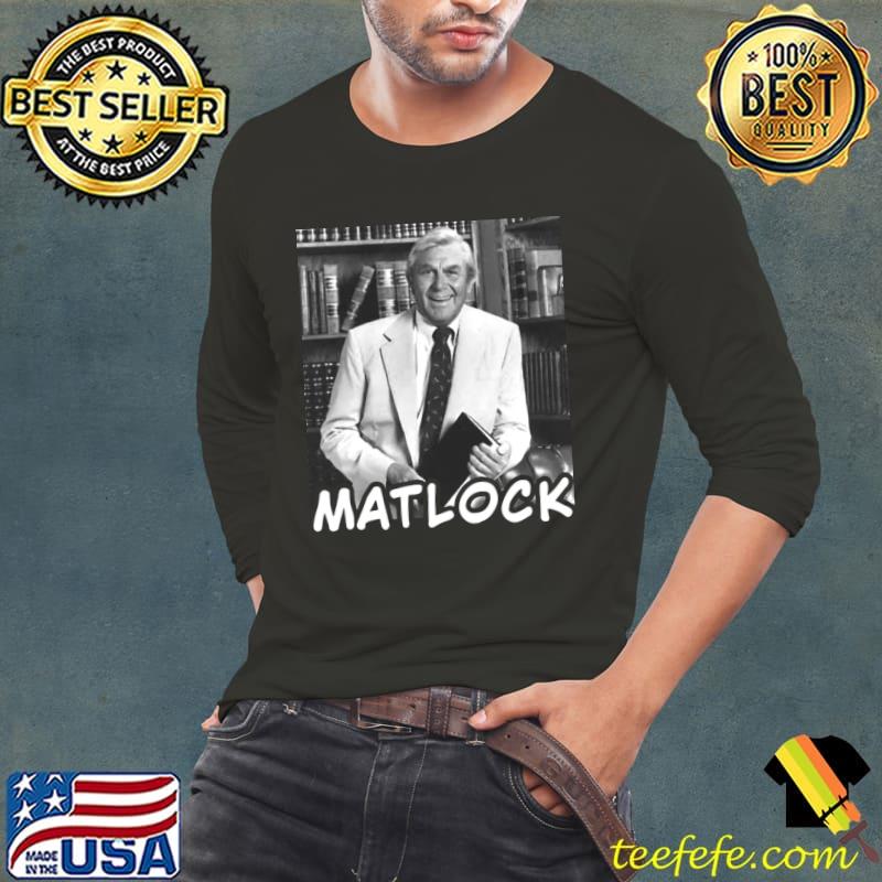 Matlock Andy Griffith TV Show American Mystery T-Shirt Long Sleeve Tee Matlock Andy Griffith TV Show American Mystery T-Shirt Long Sleeve Tee