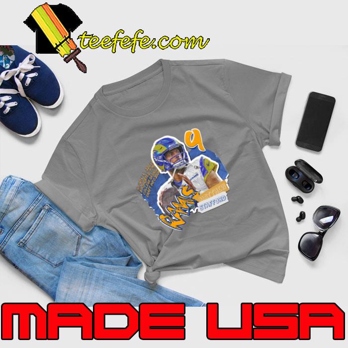 Matthew Stafford American football quarterback for the Los Angeles Rams NFL T-Shirt Unisex Matthew Stafford American football quarterback for the Los Angeles Rams NFL T-Shirt Unisex