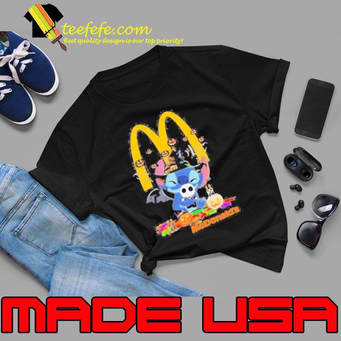 mcDonald’s Stitch Witch Hug Jack Skellington Halloween Pumpkin Unisex Shirt mcDonald’s Stitch Witch Hug Jack Skellington Halloween Pumpkin Unisex Shirt