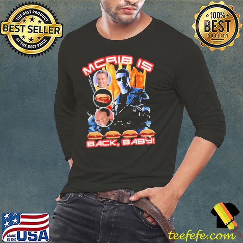 Mcrib Is Back Baby s Long Sleeve Tee Mcrib Is Back Baby s Long Sleeve Tee