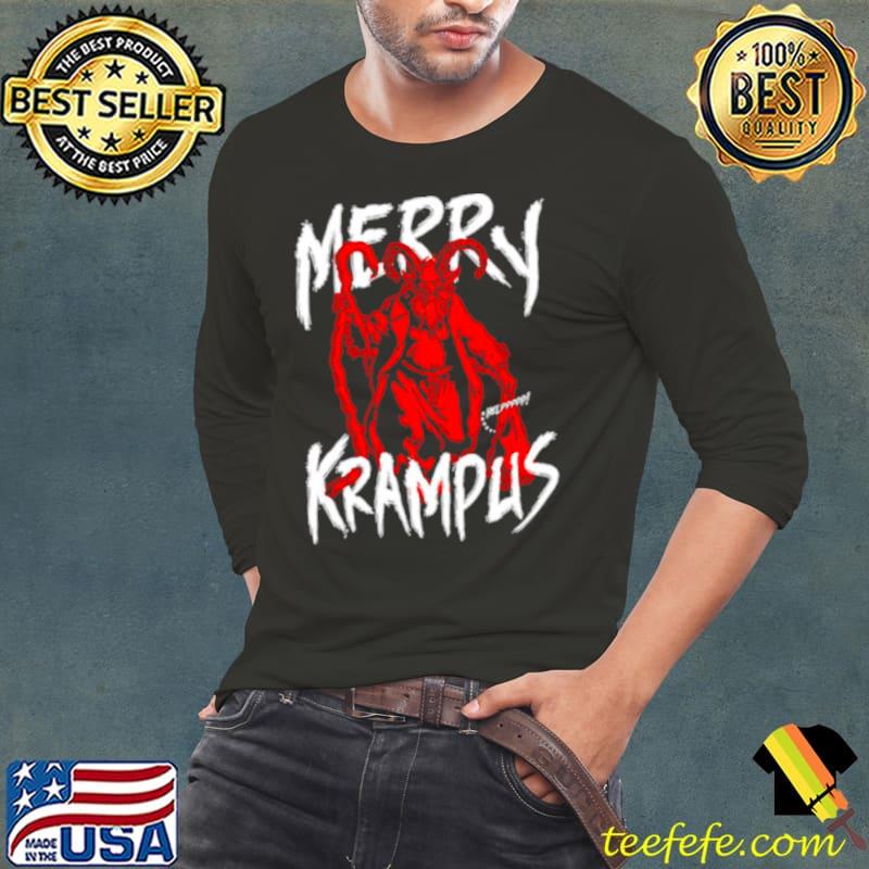 Merry Krampus s Long Sleeve Tee Merry Krampus s Long Sleeve Tee