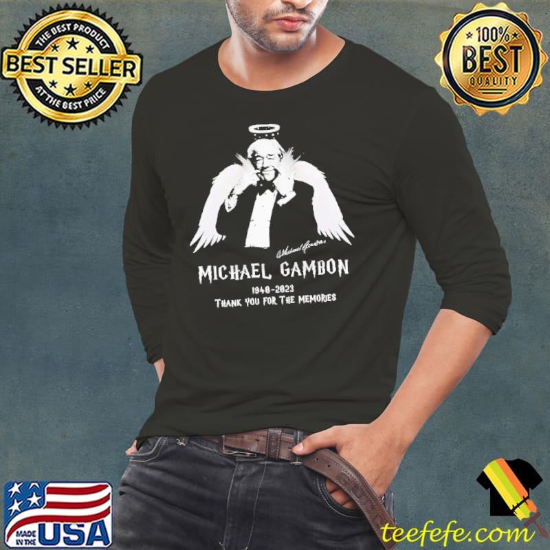 Michael Gambon Memorial 1940-2023 Shirt Long Sleeve Tee Michael Gambon Memorial 1940-2023 Shirt Long Sleeve Tee