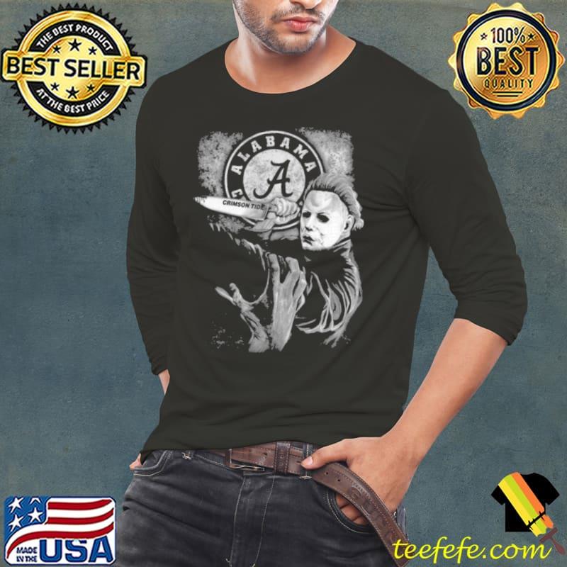 Michael Jason Myers Friday The 13th Alabama Crimson Tide Halloween 2023 s Long Sleeve Tee Michael Jason Myers Friday The 13th Alabama Crimson Tide Halloween 2023 s Long Sleeve Tee