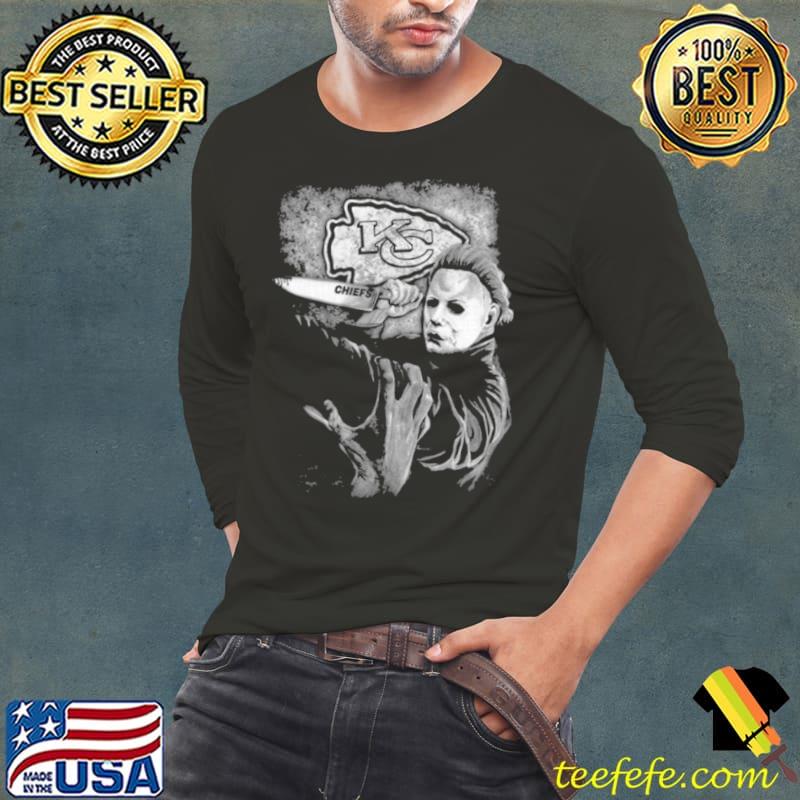 Michael Jason Myers Friday The 13Th Kansas City Chiefs Halloween 2023 Shirt Long Sleeve Tee Michael Jason Myers Friday The 13Th Kansas City Chiefs Halloween 2023 Shirt Long Sleeve Tee
