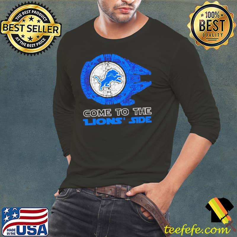 Millennium Falcon come to the Lions’ side s Long Sleeve Tee Millennium Falcon come to the Lions’ side s Long Sleeve Tee