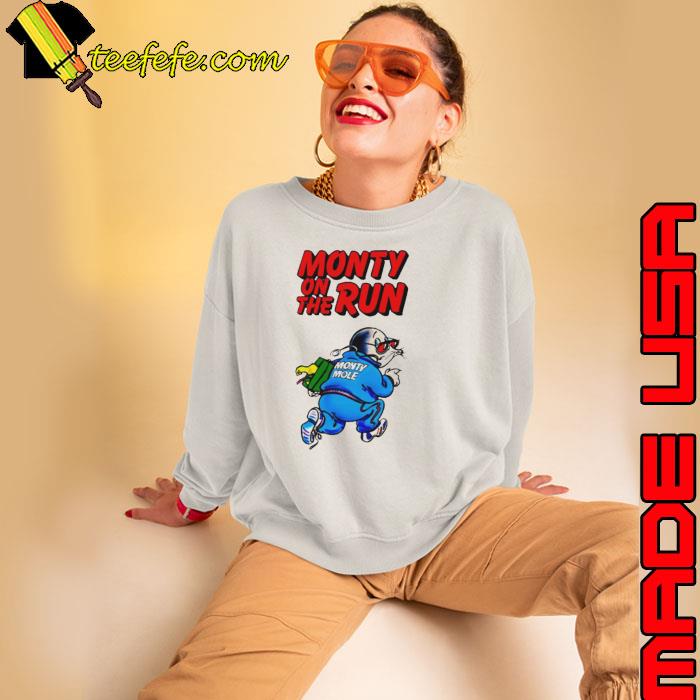 Monty On The Run 8 Bit Retro s Sweatshirt Monty On The Run 8 Bit Retro s Sweatshirt