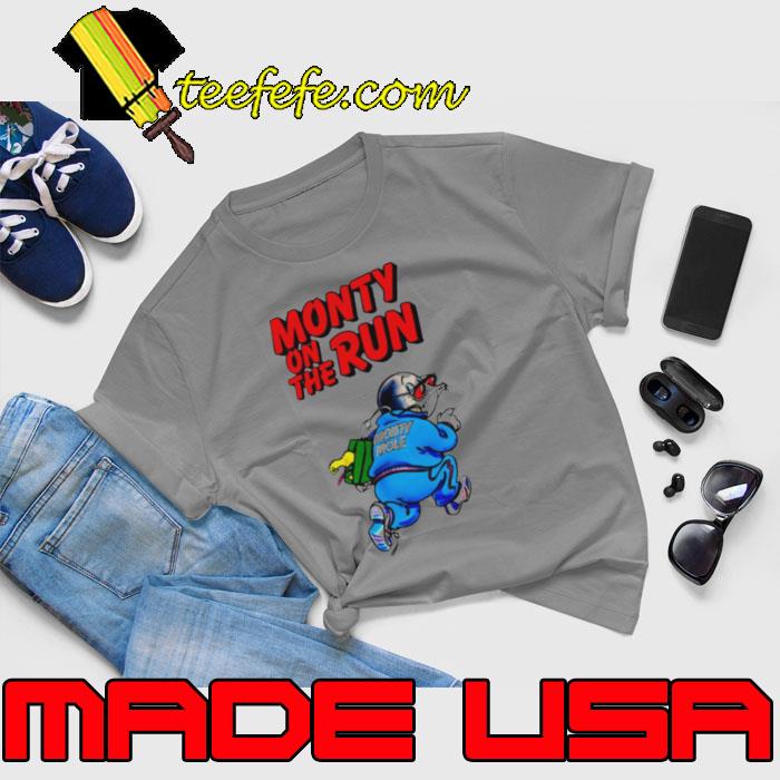 Monty On The Run 8 Bit Retro s Unisex Monty On The Run 8 Bit Retro s Unisex