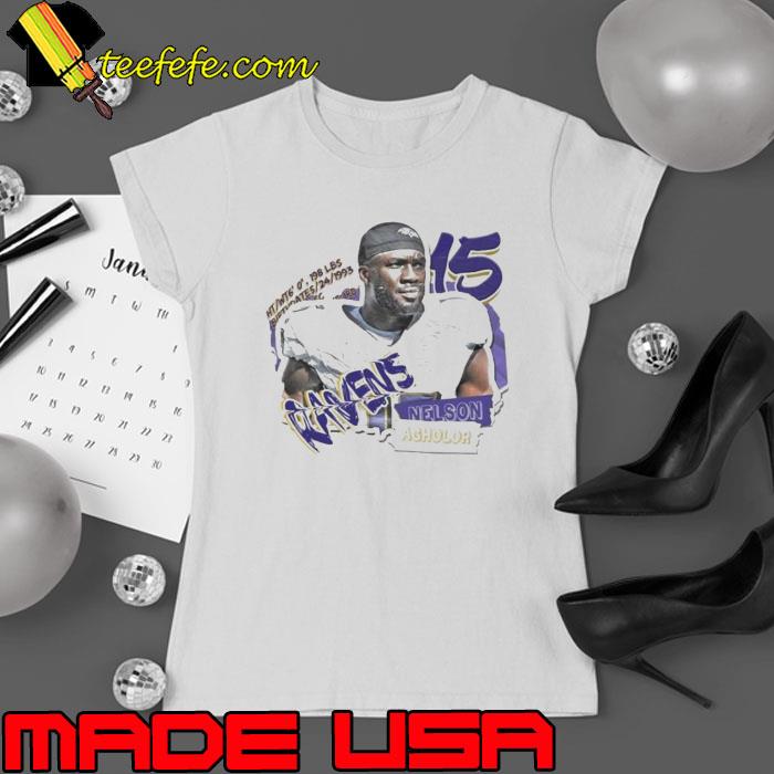 Nelson Agholor Football Paper Baltimore Ravens Shirt Nelson Agholor Football Paper Baltimore Ravens Shirt