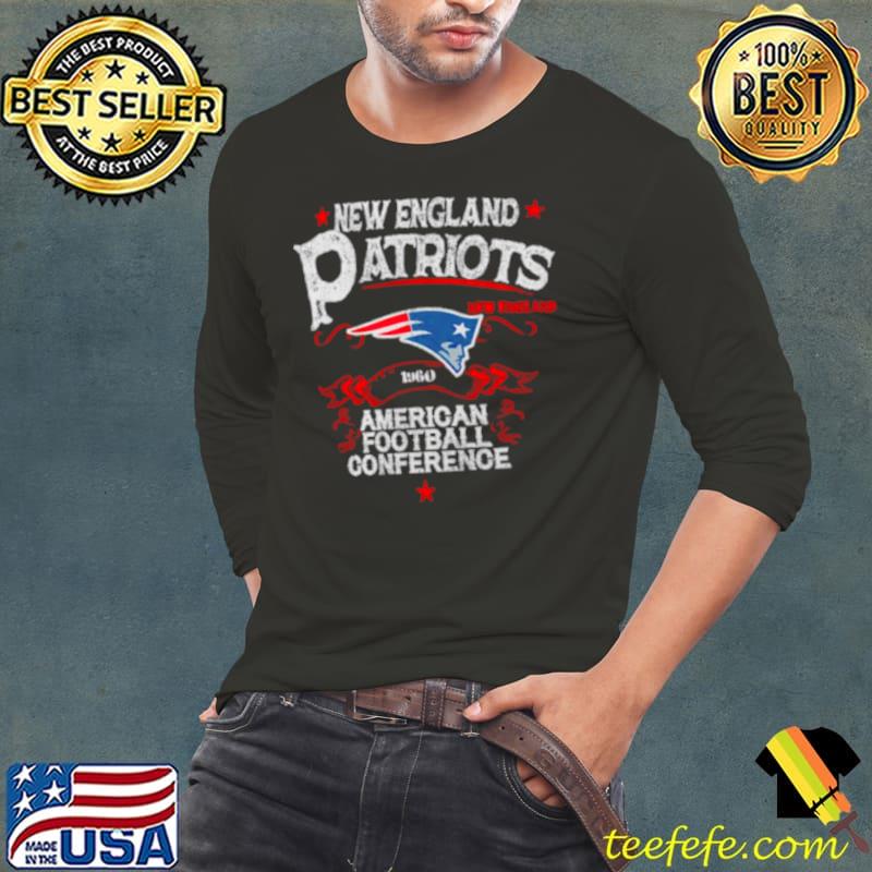 New England Patriots 1960 American football conference s Long Sleeve Tee New England Patriots 1960 American football conference s Long Sleeve Tee