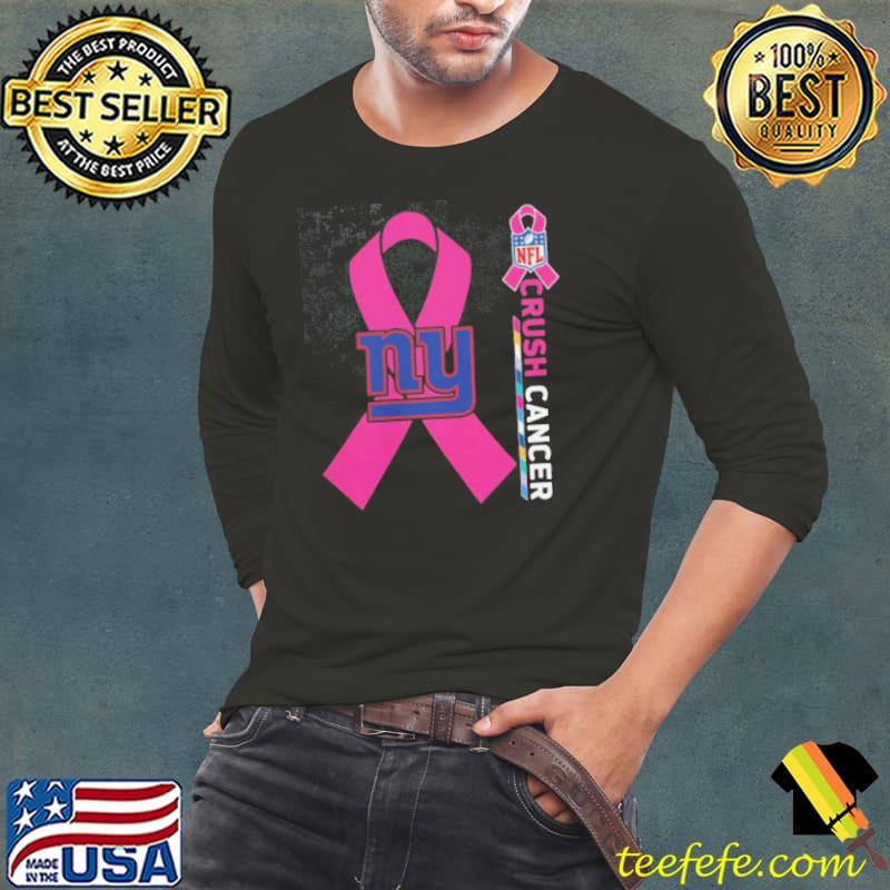 New York Giants Crush Cancer s Long Sleeve Tee New York Giants Crush Cancer s Long Sleeve Tee